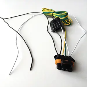 8 Feet Length Plug and Wire harness Pigtail Replacement for GM Alternators with 4 Pin Oval Connectors