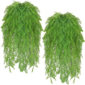 Decorazione da Parete con Felce Artificiale e Erba Persiana SPR - Resistente ai Raggi UV per Esterni, Decorazione <span class=keywords><strong>Verde</strong></span> per Ringraziamento e Natale - Product Image 1