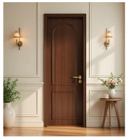 Pintu Kamar Tidur Kayu Solid Komposit Oak Desain Modern Insulasi Suara Ramah Lingkungan Tanpa Cat Finishing Baked-Lacquer Manual