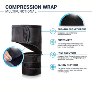 Muslo isquiotibial Tirado Lesión muscular Flexor Artritis Bursitis Ciática Alivio del dolor Soporte Brace - Product Image 4