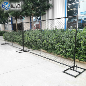 Panneau de clôture temporaire en chaîne 6x12 pieds, respectueux de l'environnement, conforme aux normes de sécurité américaines, pour la construction, panneau de clôture mobile en chaîne - Product Image 2