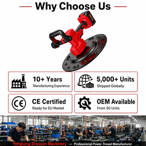 <span class=keywords><strong>Levigatrice</strong></span> Elettrica Portatile <span class=keywords><strong>per</strong></span> Lisciare Pareti con Batteria al Litio 1880W, Trowel Elettrico <span class=keywords><strong>per</strong></span> Calcestruzzo, Livellatore <span class=keywords><strong>per</strong></span> Finiture 280mm - Product Image 6