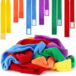 <span class=keywords><strong>Tela</strong></span> <span class=keywords><strong>de</strong></span> rizo suave juguetes <span class=keywords><strong>para</strong></span> bebés dentición oral reutilizable banda <span class=keywords><strong>para</strong></span> masticar mordedor niños autismo silicona sensorial masticable collar - Product Image 2
