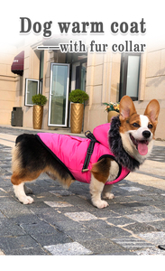 Vêtement pour chien en polyester solide, vente en gros d'usine, nouveau modèle de veste pour animaux de compagnie, vêtements thermiques pour chien, hiver et été - Product Image 6