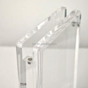 TCG étui à cartes gradué transparent personnalisé Dragon Ball Match Attax Sports Panini Mtg 35Pt acrylique clair givré Pokemon étui à cartes <span class=keywords><strong>vide</strong></span> - Product Image 2