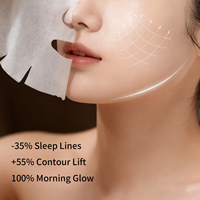 Masker Tidur Emas 24K & Kolagen Presisi Dermal Neogenesis OEM Pengencang Pengangkat Anti-kerut Perawatan Malam Formula Tahan Lama