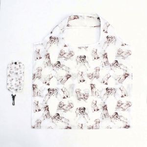 Eco-Friendly 900D Polyester Reusable Shopping <b>Bags</b> Wholesale Grocery <b>Foldable</b> Pouch with Geometric Pattern Custom Printed Nylon - Product Image 6