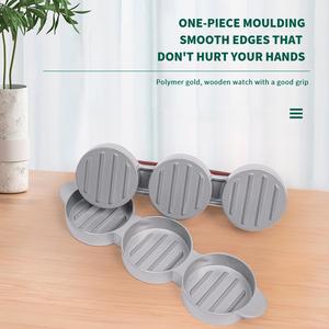 Bánh <span class=keywords><strong>hamburger</strong></span> thịt Báo Chí Vòng mô hình bé gạo khuôn thịt bò máy - Product Image 2