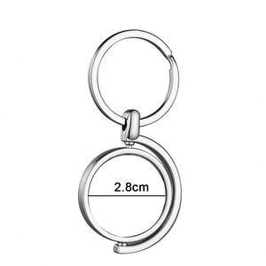 Free Design <b>Custom</b> <b>Key</b> Chain Promotional 360 Degree Rotate Souvenir Bag Car Metal Spinning Keychain - Product Image 5