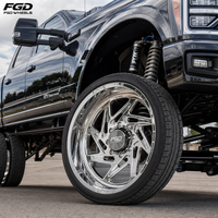 Jantes de camion forgées concaves FGD 28x14 28x16 30x14 30x16 4x4 tout-terrain 8x170 8x180 8x6.5 polies pour GMC Sierra F-250