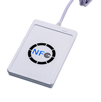 Replicador clon NFC ACR122U USB lector de lectura y escritura de tarjetas inteligentes sin contacto 13,56 MHz lector de Control de acceso de copiadora de tarjetas