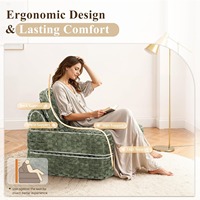 Canapé-lit modulaire 3-en-1 pliable sous vide, convertible, avec dossier coussin et support lombaire, sans cadre, pour usage hôtelier