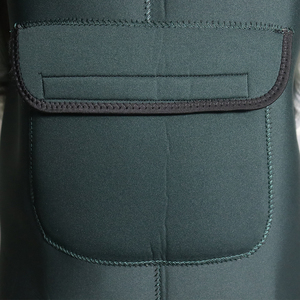 Cuissardes de pêche et de chasse unisexes en néoprène 4 mm 100% imperméables grises avec bottes en caoutchouc pour la protection - Product Image 6