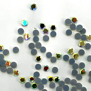 Venta directa de fábrica 500 Embalaje <span class=keywords><strong>bruto</strong></span> Ss10 Nuevo estilo Flat Top Mirror Facet Rhinestone Hot Fix Mirror Stones para vestido y zapatos - Product Image 2