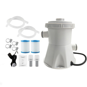 Pompe <span class=keywords><strong>de</strong></span> <span class=keywords><strong>filtration</strong></span> à cartouche transparente Vanace Installation facile électrique à circulation et <span class=keywords><strong>filtration</strong></span> améliorées pour piscines hors sol - Product Image 1