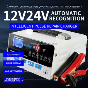 <span class=keywords><strong>Caricabatterie</strong></span> di riparazione a impulsi intelligente per batteria da <span class=keywords><strong>12</strong></span> <span class=keywords><strong>Volt</strong></span> e 24 <span class=keywords><strong>Volt</strong></span> per auto e triciclo - Product Image 2