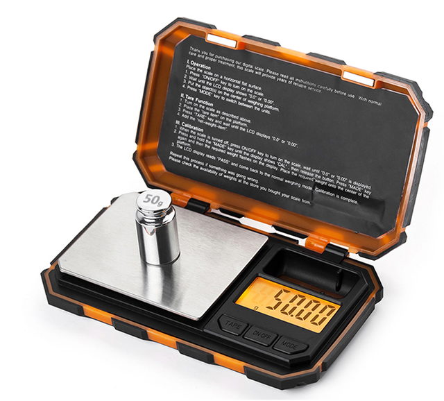Accurate Digital Pocket Weight Scales 0.001 New Kitchen & Jewelry Gold Balance 1g ABS Electronic Scale