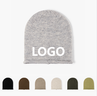 Gorros de Invierno Unisex para Exteriores, Gorro de Punto Grueso con Logotipo Personalizado de Diseñador, Gorro de Alta Calidad para Viajes