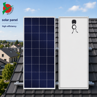 Modules photovoltaïques en silicium monocristallin 150W-180W, efficacité de 15,25 %, système de panneaux solaires pour la production d'énergie domestique