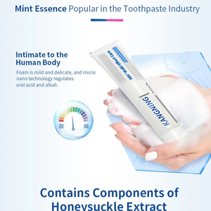 Tùy chỉnh nhãn hiệu riêng thơm bạc hà kem đánh răng cho người lớn chống mảng bám nhạy cảm <span class=keywords><strong>Fluoride</strong></span> kem đánh răng - Product Image 2