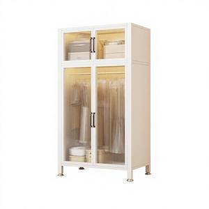 Armario de Acero Moderno y Sencillo, Armario Metálico para Dormitorio, Resistente a la Humedad, Estilo Moderno y Lujoso, Personalizable - Product Image 1