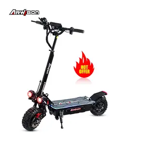 Lityum pil ile 60 volt 5600 watt çift motor yüksek hızlı yetişkin boyutu ucuz elektrikli scooter