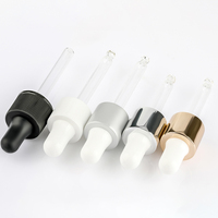 Bouchon de pipette compte-gouttes multifonctionnel 13mm 15mm 20mm 24mm haute qualité en aluminium/plastique pour bouteille d'huile essentielle.
