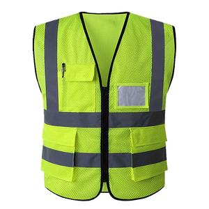 Chaleco Reflectante Seguridad Industrial Chaleco Reflectante Amarillo Seguridad - Product Image 1