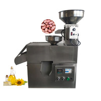 Machine d'extraction d'huile de noix de coco et de coprah 15kg/heure HJ-P52 presse à presser l'huile de germe de maïs moutarde palme noix