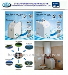 8kw 10kw 19kw pompe à chaleur géothermique source eau à eau chauffage refroidissement - Product Image 2