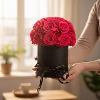 Hfloral Luxus Konservierte Rosen Ewige Rosen Geschenkbox Valentinstag Geschenk Unvergängliche Rosen CE-Zertifizierung