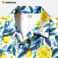 Custom GEEDA Unisex Golf Polo Shirt-Spandex/Polyester UV Protection Moisture-Wicking Four-Way Stretch ODM Wholesale