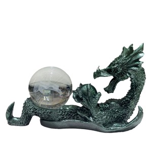 Support de boule en forme de <span class=keywords><strong>dragon</strong></span> DRD05 Ornement en forme de <span class=keywords><strong>dragon</strong></span> avec prise 8cm Boules de cristal Résine Décoration intérieure - Product Image 6