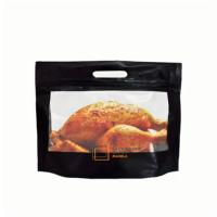 Poulet rôti anti-buée personnalisé Sac horizontal Poulet rôti grillé chaud au micro-ondes Pochette autoportante avec poignée