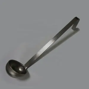 工厂顶级产品厨房小工具汤工具厨房用具抛光短柄304不锈钢0.5盎司汤勺
