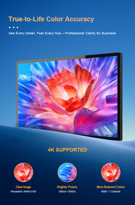 שילוט דיגיטלי PL EU מבוסס בינה מלאכותית בגודל 43 אינץ', מסך <span class=keywords><strong>LCD</strong></span>/LED דק במיוחד עם מגע, Tacteasy, עם ניהול תוכן מרחוק לחנויות קמעונאיות - Product Image 3