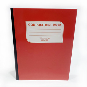 Fábrica de China 9 3/4X7 1/2 pulgadas Cuadernos de composición de reglas universitarias Libro de composición de mármol colorido 100 hojas/200 páginas - Product Image 3