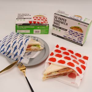 Bolsas de papel de vidrio autoadhesivas, <span class=keywords><strong>sobres</strong></span> para galletas, repostería, embalaje de alimentos, venta al por mayor - Product Image 4