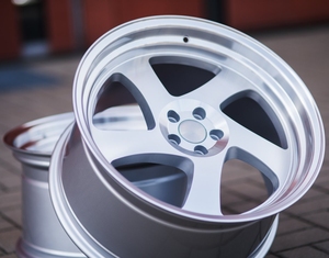 Rines de Aleación de Aluminio SW de 18 Pulgadas 8.5J/9.5J 5X100-114.3, Rines de Cinco Radios para Autos de Pasajeros, para <span class=keywords><strong>Civic</strong></span>, Integra, Miata - Product Image 4