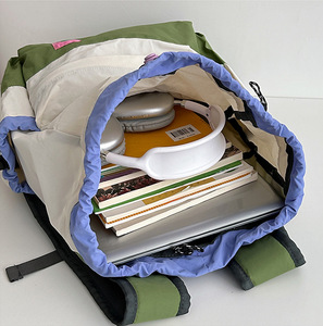 Wholesale Spring/Autumn New Fashion Unisex <b>Lightweight</b> Nylon Zipper Closure Waterproof <b>Backpack</b> School Outdoor Travel - Product Image 5