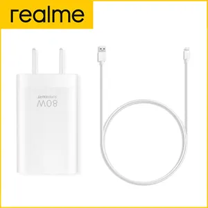 Original Realme Charger 80W EU plug fast Charge SuperDart VOOC Dash for OPPO Reno 7 8 GT NEo 2 GT2 Pro Fit for Oneplus 10 pro