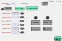 Machine de triage des œufs automatique, pour montage automatique, aliments