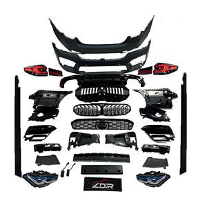 BMW 5 Serisi G30 2016-2020 için G30 LCI M5 F90 <span class=keywords><strong>M</strong></span>-Power Stil Bodykit'e yükseltme, LED Farlı Tak ve Çalıştır Tampon Parçaları ile - Product Image 6