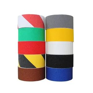 <b>Heat</b>-<b>Resistant</b> Single Sided Rubber Safety Protective Warning Tape for Outdoor Slip Prevention - Product Image 1