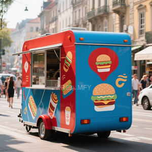 Remorque de restauration entièrement équipée à vendre rapidement en 2025, camion de nourriture avec cuisine complète - Product Image 1