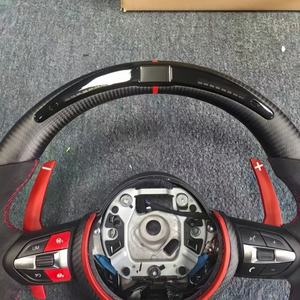 Accesorios Personalizados para Automóviles, Volante de Fibra de Carbono para <span class=keywords><strong>BMW</strong></span> Serie F10 F15 F16 F25 F26 F30 F32 F35 F39 F80 F82 <span class=keywords><strong>M5</strong></span> M2 - Product Image 5