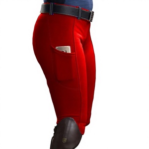 <span class=keywords><strong>Pantaloni</strong></span> Termici da Donna per Equitazione, Moderni in Poliestere, Sportivi, con Silicone Antiscivolo, Jodhpur e Breeches Estivi in Stile Jeans - Product Image 1