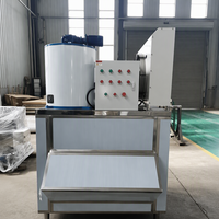 Machine à glace en flocons de 1, 2 et 3 tonnes avec stockage de glace pour la pêche et les fruits de mer - Prix compétitif