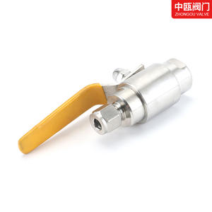 Vannes à boisseau sphérique manuelles haute pression en acier inoxydable QGQY1 – Caractéristiques de raccordement sous pression fournies par le fabricant - Product Image 4