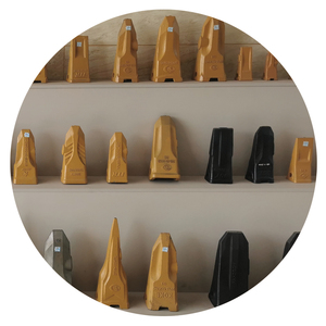 Esportazione in fabbrica di macchinari da costruzione durevoli accessori per escavatore in acciaio fusione benna denti adatti per la frantumazione di roccia mineraria - Product Image 1
